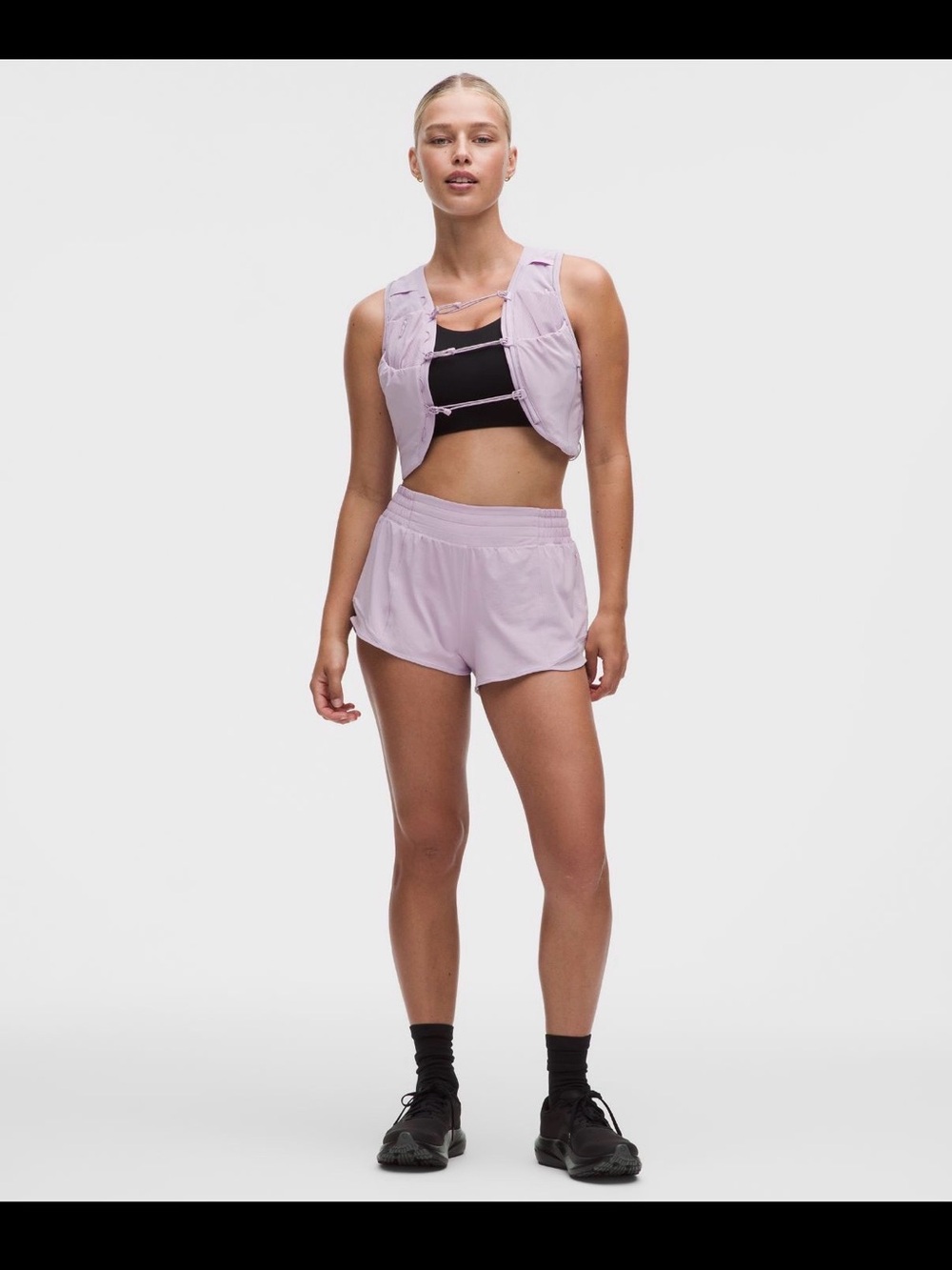 lululemon athletica Light Lilac high rise hotty hot Shorts - 2.5”